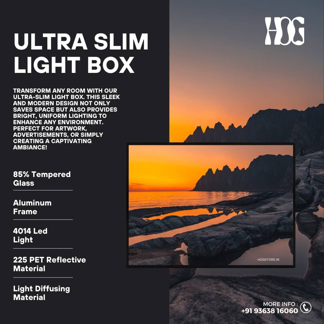 hogstore - light box poster